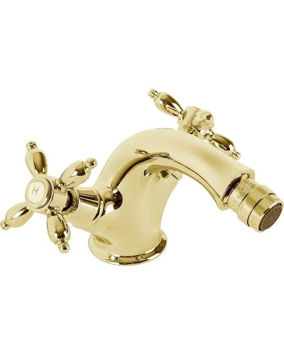 Смеситель на биде Cezares Nostalgia-BS1-03/24 Золото 24 карат