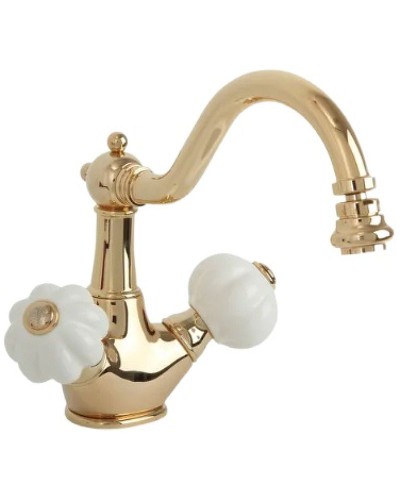 Смеситель для биде Migliore Olivia 19019 Золото Белый