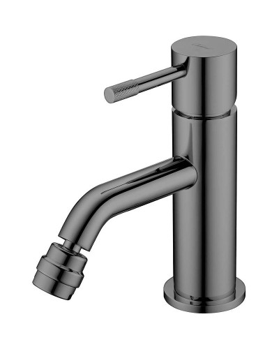 Смеситель для биде Boheme Uno 466-SGM Оружейная сталь глянцевая