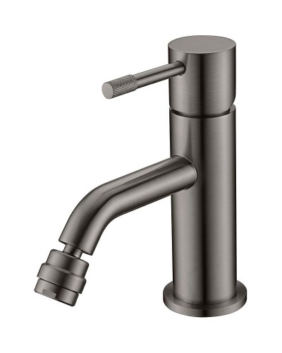 Смеситель для биде Boheme Uno 466-GM Оружейная сталь