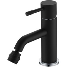 Смеситель для биде Boheme Uno 466-BCR Черный матовый Хром