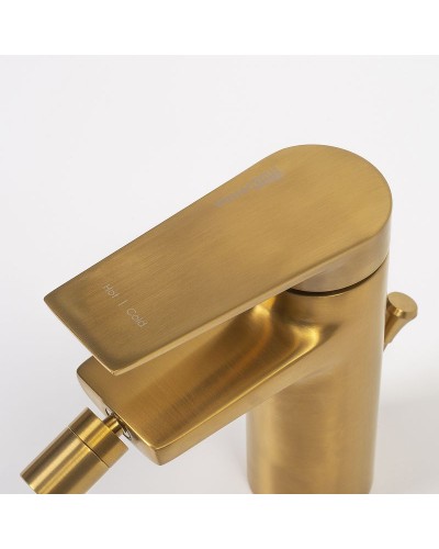 Смеситель для биде WasserKRAFT Aisch 5506 Золото матовое