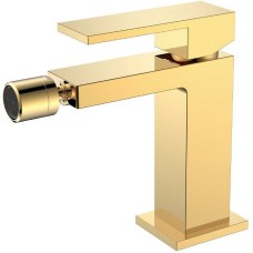 Смеситель для биде Boheme Qubic 476-G Золото глянцевое