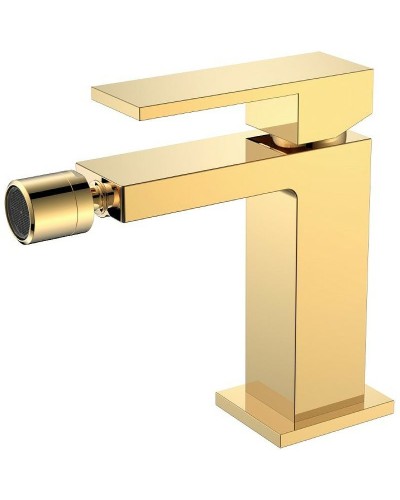 Смеситель для биде Boheme Qubic 476-G Золото глянцевое