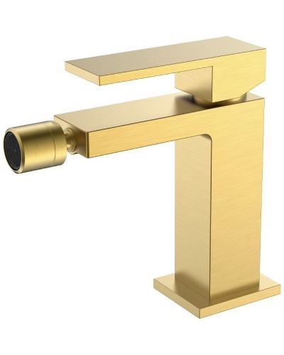 Смеситель для биде Boheme Qubic 476-MG Золото матовое