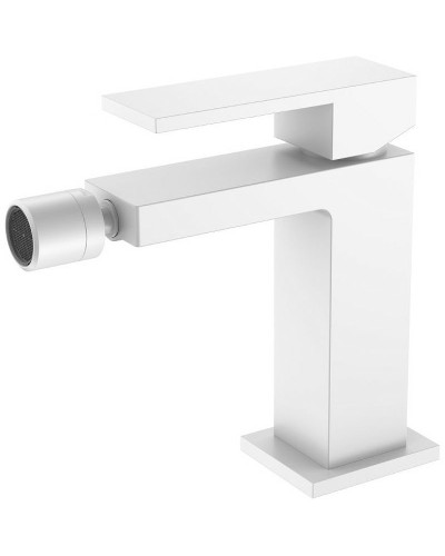 Смеситель для биде Boheme Qubic 476-MW Белый матовый