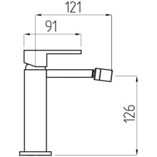 Смеситель для биде Migliore Kvant 25397
