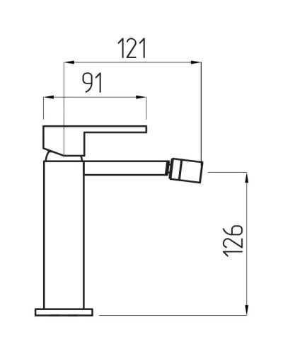 Смеситель для биде Migliore Kvant 25397