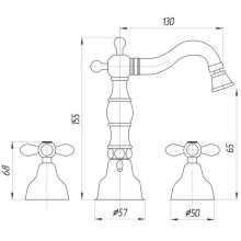 Смеситель для биде Migliore Princeton Plus ML.PRP-8025.CR