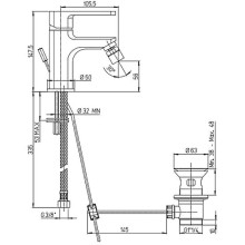 Смеситель для биде Paini Ovo 86CR3062SKM Хром