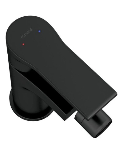 Смеситель для биде без донного клапана Cersanit Brasko Black A63110