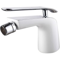 Смеситель для биде Lemark Melange LM4908CW Хром Белый