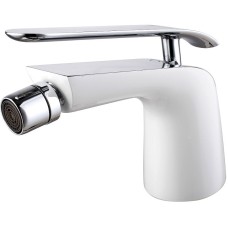 Смеситель для биде Lemark Melange LM4908CW Хром Белый