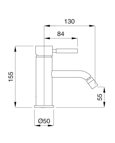 Смеситель для биде с донным клапаном Migliore Fortis 30460