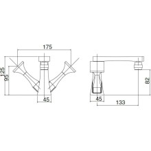 Смеситель для биде Migliore Opera ML.OPR-6044.CR