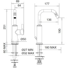 Смеситель для биде Migliore Sirius 28175