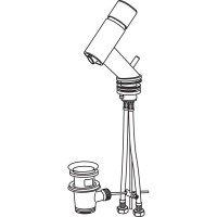 Смеситель для биде Oras Alessi 8518F