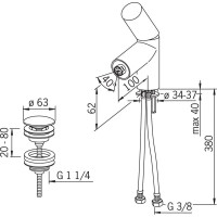 Смеситель для биде Oras Alessi Dot 8618F