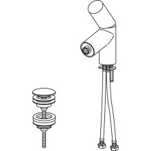 Смеситель для биде Oras Alessi Dot 8618F