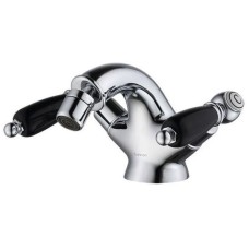 Смеситель для биде с донным клапаном Caprigo Adria Classic Black Edition 03B-530-crm