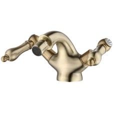 Смеситель для биде с донным клапаном Caprigo Adria Classic Metal Edition 03M-530-vot