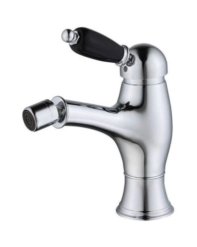 Смеситель для биде с донным клапаном Caprigo Adria Uno Black Edition 02B-533-crm