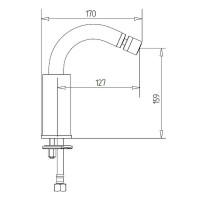 Смеситель для биде Migliore Fortis 25046 с термостатом Хром