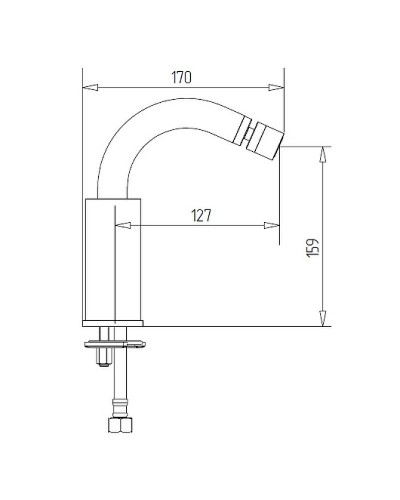 Смеситель для биде Migliore Fortis 25046 с термостатом Хром