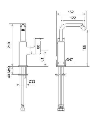 Смеситель для биде Migliore Tenesi 25419 Хром