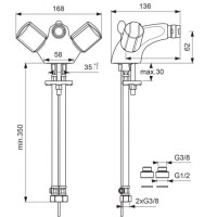Смеситель для биде Vidima Стиль BA135AA