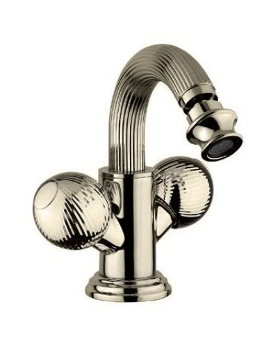 Смеситель на биде с донным клапаном бронза, ручки металл Cezares Olimp OLIMP-BS2-02-M