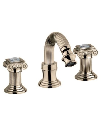 Смеситель для биде на три отверстия бронза, ручки swarovski Cezares Olimp OLIMP-BBS2-02-Sw