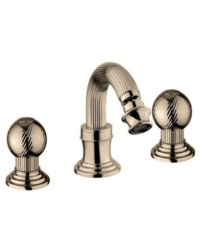 Смеситель для биде на три отверстия бронза, ручки металл Cezares Olimp OLIMP-BBS2-02-M