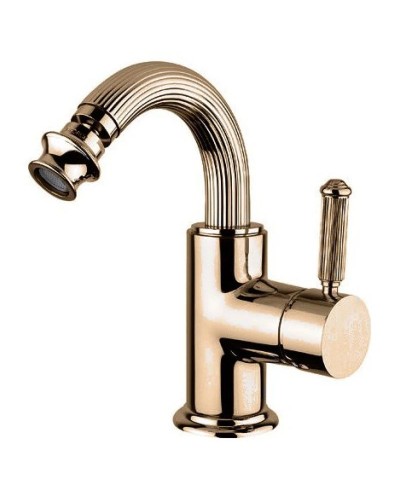 Смеситель на биде однорычажный c донным клапаном бронза Cezares Olimp OLIMP-BSM2-02-L