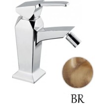 Смеситель на биде однорычажный c донным клапаном бронза Cezares Legend LEGEND-BSM2-02