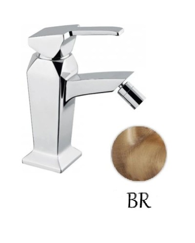 Смеситель на биде однорычажный c донным клапаном бронза Cezares Legend LEGEND-BSM2-02