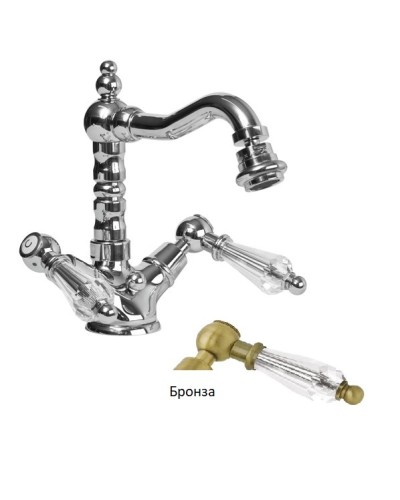 Смеситель на биде с донным клапаном CEZARES DIAMOND-BS2-02-Sw