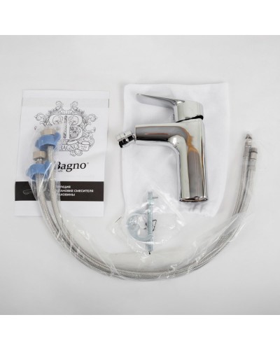 Смеситель для биде без донного клапана BelBagno DUE-BD-CRM-W0