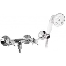 Смеситель для душа с ручным душем, шлангом 150 см и держателем CEZARES LORD-D-01-Bi