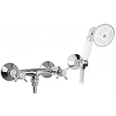Смеситель для душа с ручным душем, шлангом 150 см и держателем CEZARES LORD-D-01-Bi