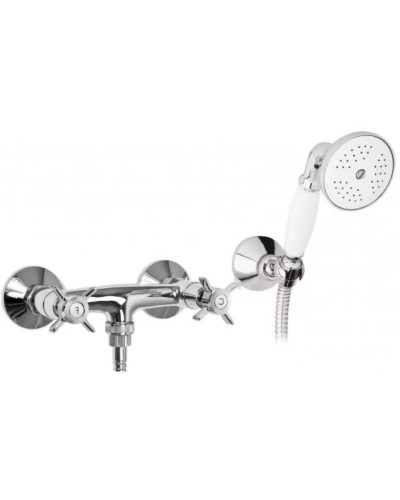 Смеситель для душа с ручным душем, шлангом 150 см и держателем CEZARES LORD-D-01-Bi