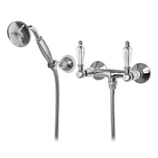 Смеситель для душа с ручным душем хром, ручки Swarovski Cezares Diamond DIAMOND-D-01-Sw