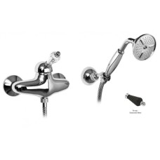 Смеситель для душа с ручным душем хром, ручка Swarovski Nero Cezares Vintage VINTAGE-D-01-Sw-N