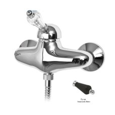 Смеситель для душа хром, ручка Swarovski Nero Cezares Vintage VINTAGE-DM-01-Sw-N