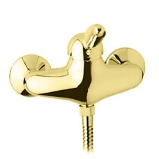 Смеситель для душа золото 24 карата, ручка металл Cezares Elite ELITE-DM-03/24-M