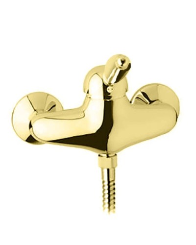 Смеситель для душа золото 24 карата, ручка металл Cezares Elite ELITE-DM-03/24-M