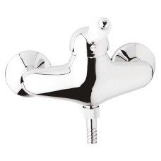 Смеситель для душа хром, ручка белая Cezares Elite ELITE-DM-01-Bi