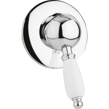 Смеситель для душа хром, ручка белая Cezares Elite ELITE-DIM-01-Bi