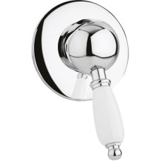 Смеситель для душа хром, ручка белая Cezares Elite ELITE-DIM-01-Bi