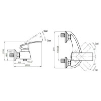 Cezares Turbolenza TURBOLENZA-D-01 Смеситель для душа